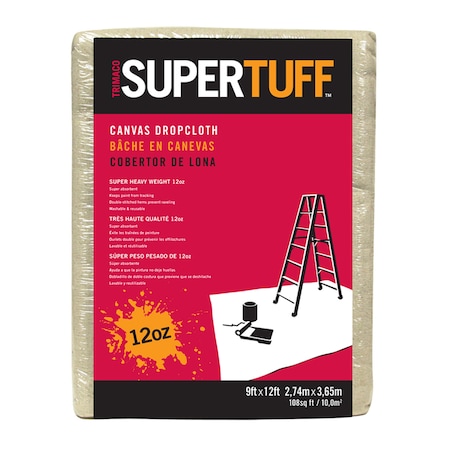 Supertuff Dropcloth 9X12' 12Oz 51201